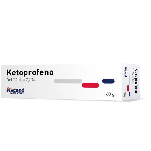 Ketoprofeno Gel Topico 2,5% 60g (Ascend)