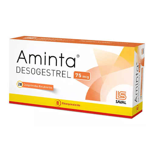 Aminta Desogestrel 75 mcg Comprimidos  (Saval)