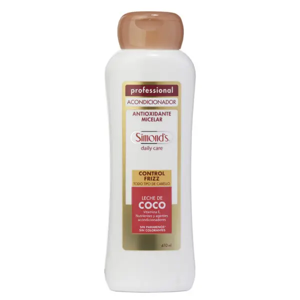 Simonds Antioxidante Micelar Acondicionador Leche de Coco Control Frizz 410 Ml