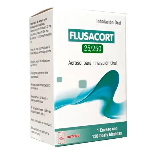 Flusacort 25/250 Aerosol para Inhalacion Oral