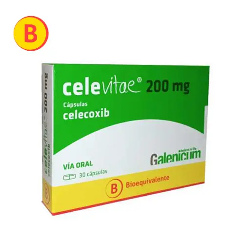 CeleVitae Celecoxib 200 mg x 30 Capsulas (Galenicum)