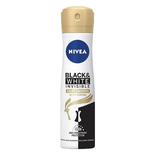 Desodorante Nivea Black & White Invisible Toque de Seda 150 ML