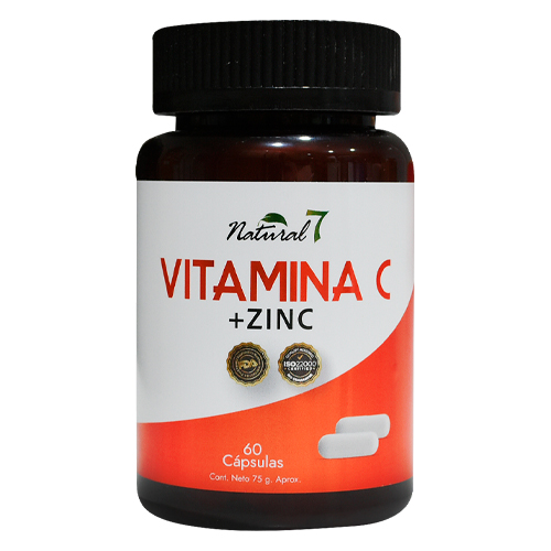 Vitamina C + Zinc x 60 Cápsulas N7