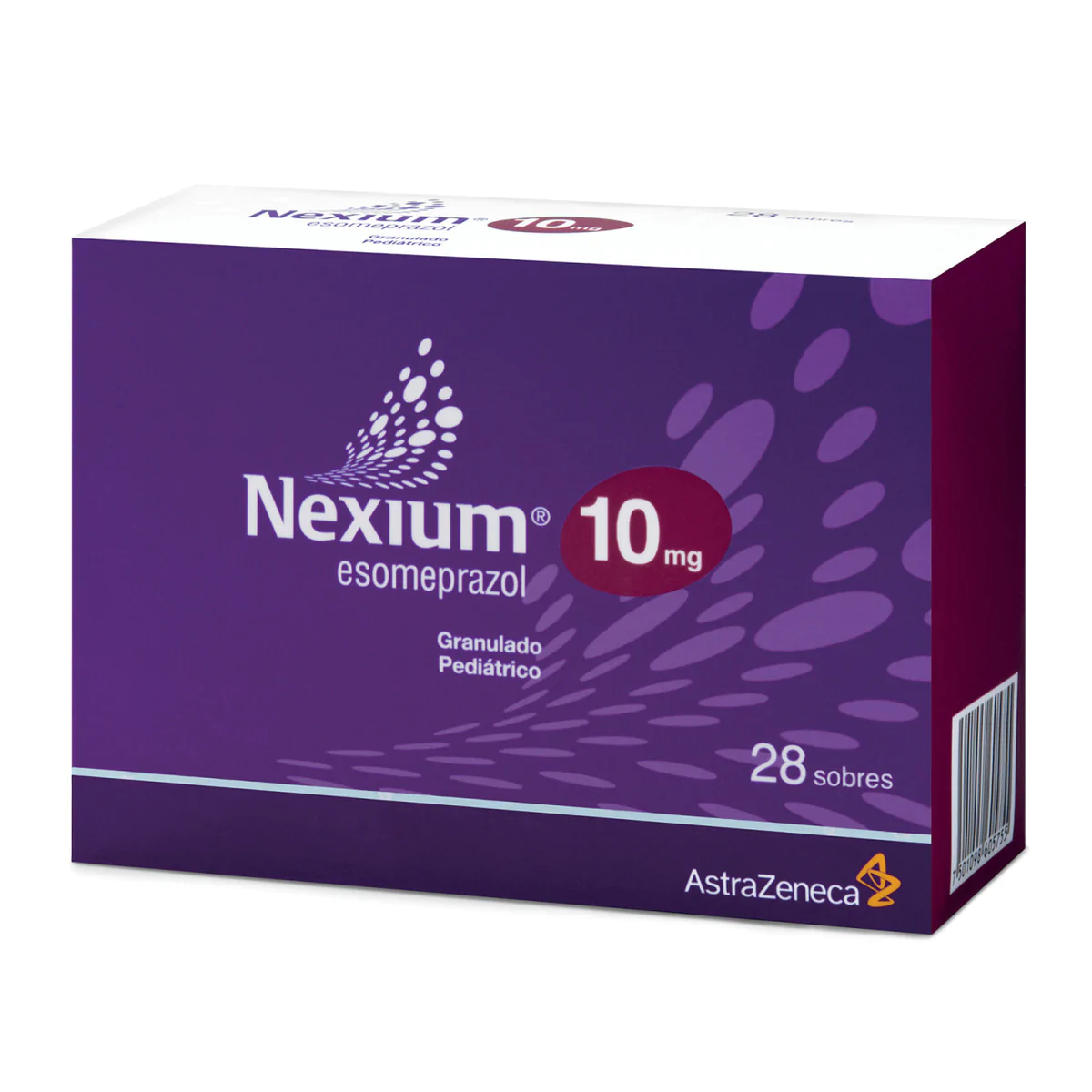 Nexium 10 mg Granulos con Recubrimiento Entericox 28 Sobres (Astrazeneca)