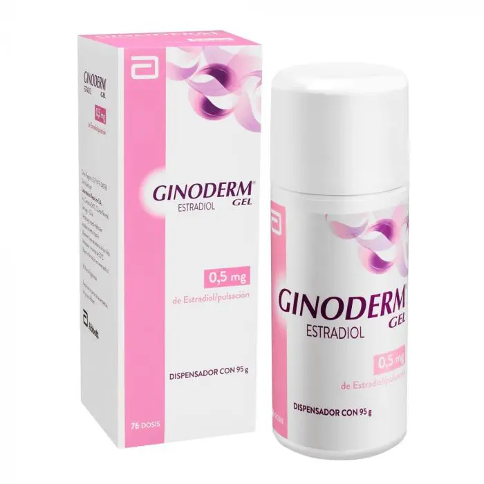 Ginoderm Gel Estradiol 0,5 mg Dispensador con 95 Gr