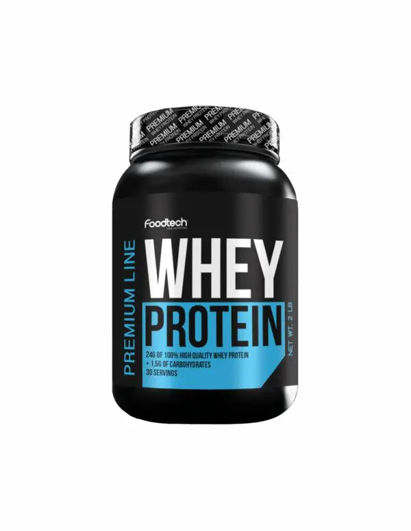 Foodtech Premium Whey Protein Proteína Sabor Cookies and Cream 907g (28 Servicios)