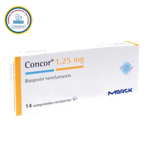 Concor 1.25 mg x 14 Comprimidos (Merck) (Cenabast)