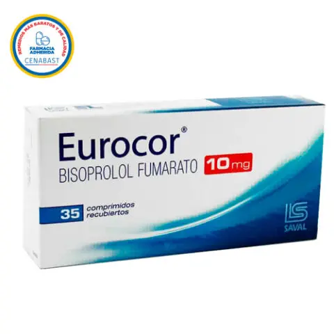 Eurocor 10 mg x 35 Comprimidos Recubiertos (Saval) - EcoFarmacias