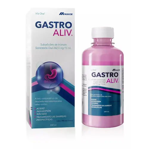 Gastro Aliv Suspensión Oral x 240 mL (Maver)