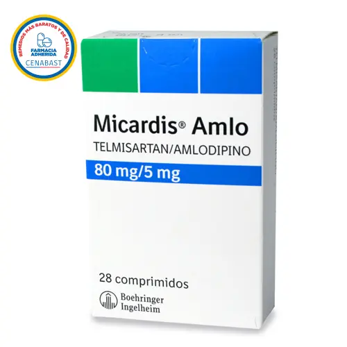 Micardis AMLO 80/5 x 28 comprimidos (Boehringer Ingelheim) (Cenabast)