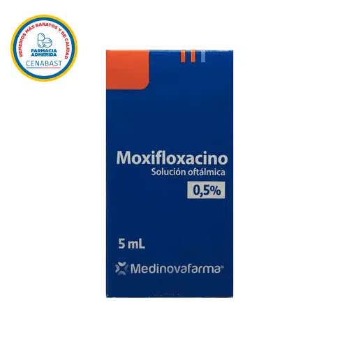 Moxifloxacino 0,5% Solución Oftálmica 5 Ml (Medinofarma) (Cenabast)