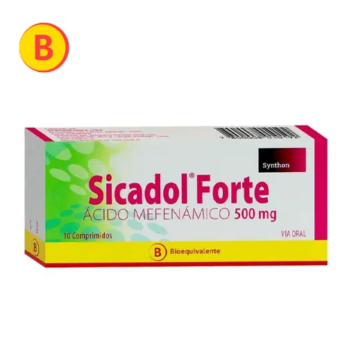 Sicadol Forte 500 mg x 10 comprimidos