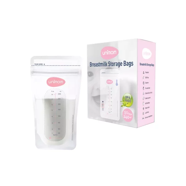 Bolsa Leche Materna Unimom x 50 Und (Hasta 240 Ml)