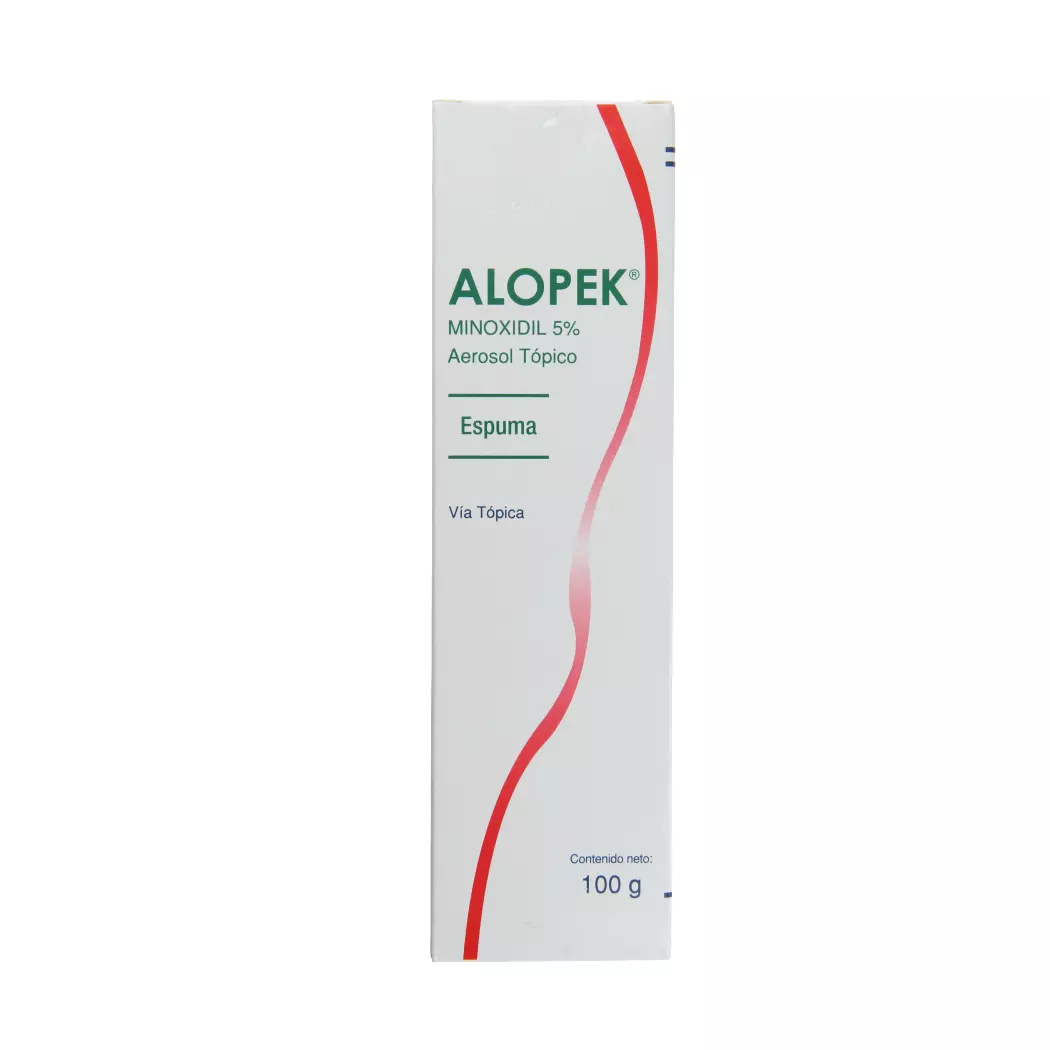 Alopek Minoxidil 5% Aerosol Tópico Espuma 100 Gr