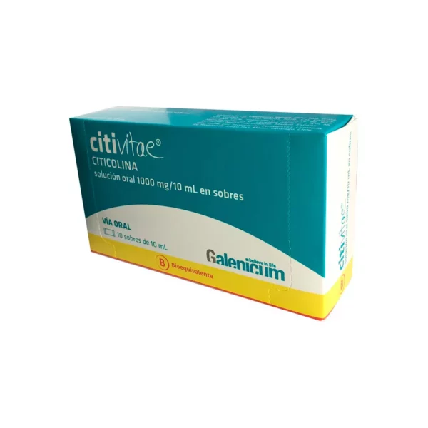 Citivitae Citicolina 1000mg/10ml x 10 Sobres (Galenicum)