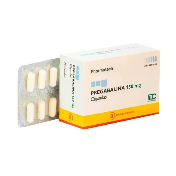 Pregabalina 150 Mg X 30 Cápsulas