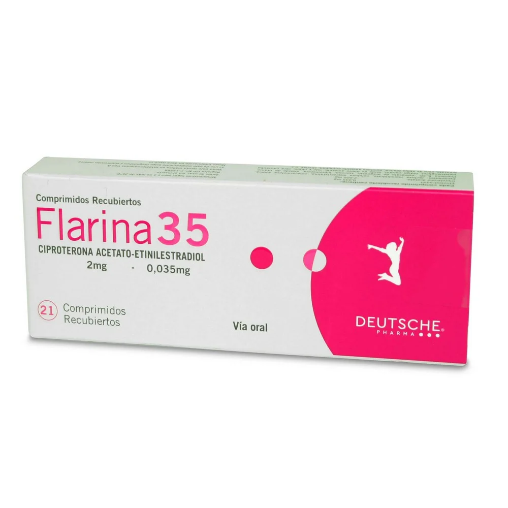 Flarina 35 Ciproterona Acetato – Etinilestradiol x 21 Comprimidos Recubiertos