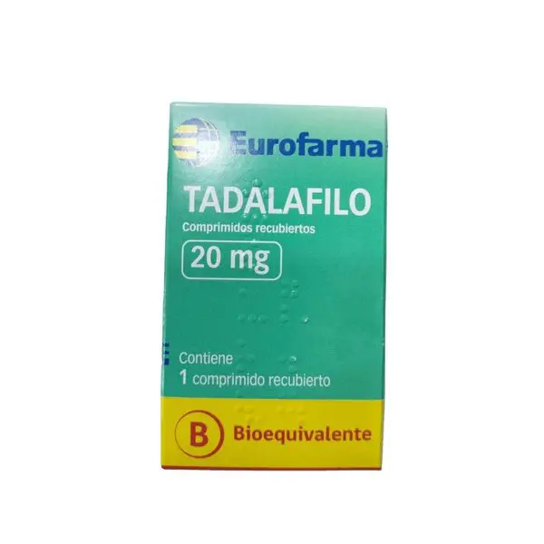 Tadalafilo 20 x 1 Eurofarma