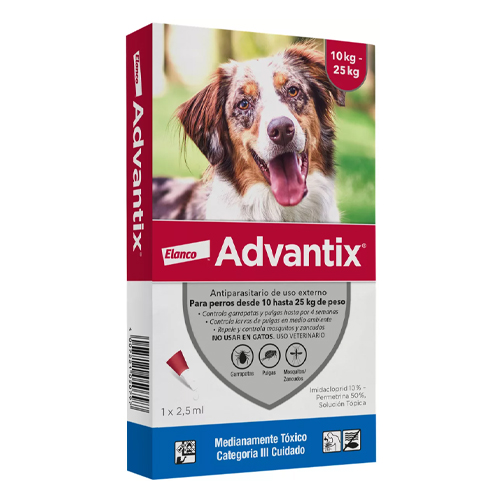 Advantix pipeta para perros 10 a 25 kg DESCUENTO