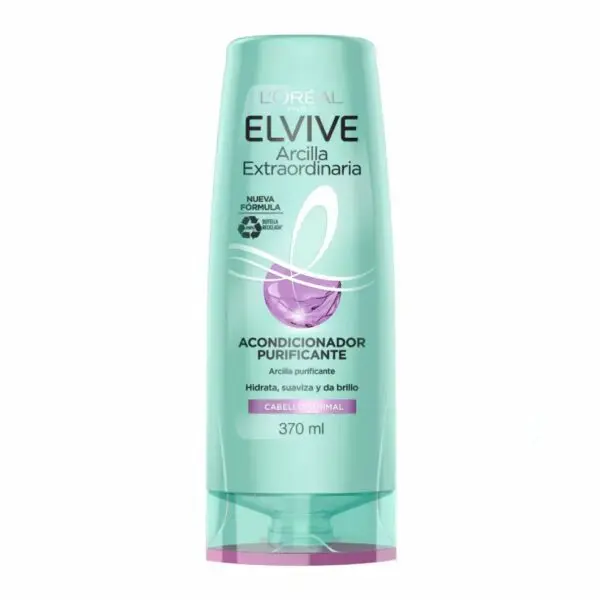Elvive Loreal Shampoo Arcilla Extraordinaria 370 Ml