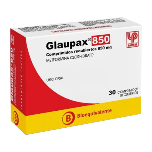 Glaupax 850 mg x 30 Comprimidos (Lab Pasteur)