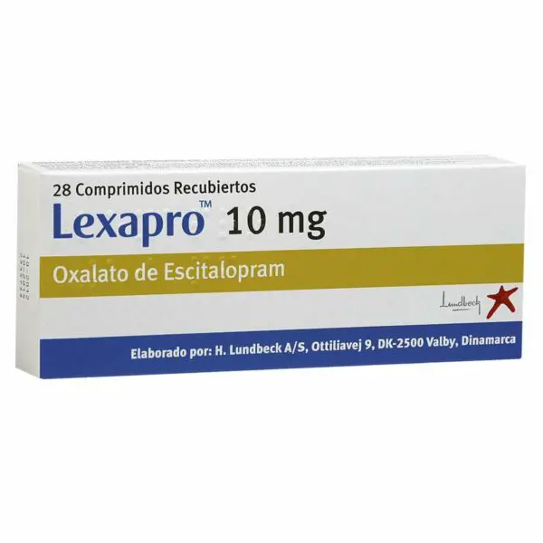 Lexapro 10 mg x 28 Comprimidos