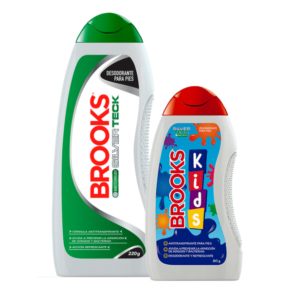 Pack Talco Brooks 220 g + Brooks Kids 80 Gr
