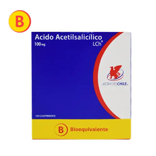 Ácido Acetilsalicílico 100 mg x 100 Comprimidos