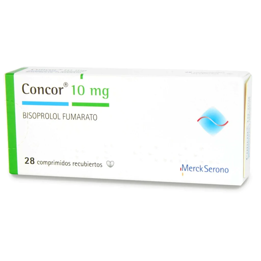 Concor 10 mg x 28 Comprimidos recubiertos (Merck) (Cenabast)