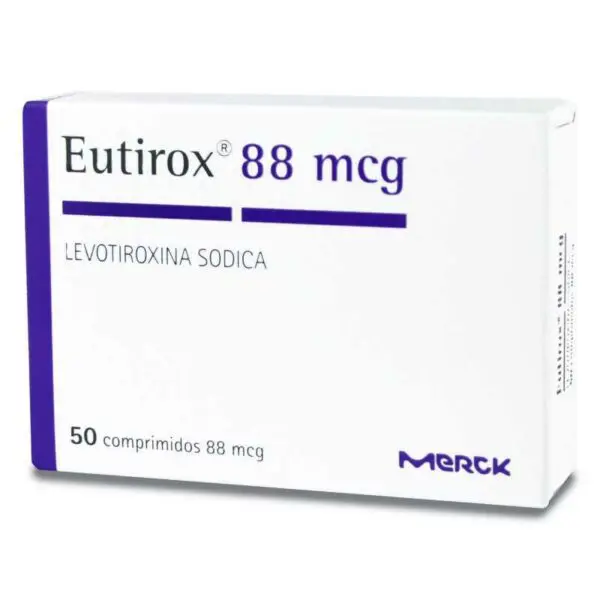 Eutirox 88 mcg por 50 Comprimidos-Merck-