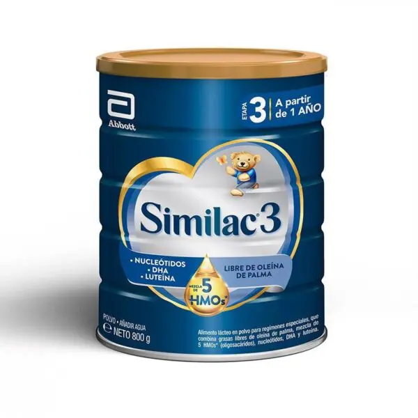 Fórmula Infantil Similac 3 5HMO 800g DESCUENTO