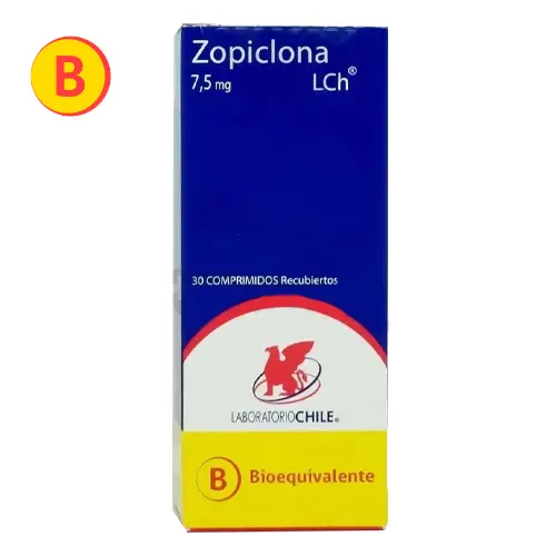 Zopiclona 7.5 x 30 comprimidos (Lab Chile)