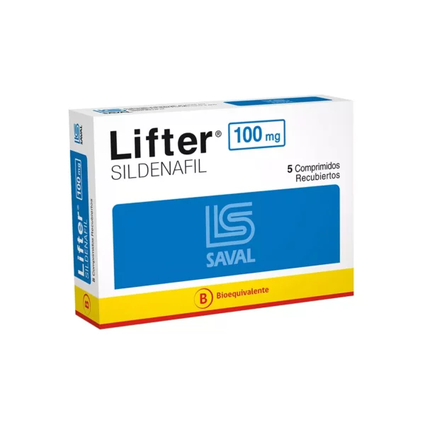 Lifter Sildenafil 100 mg x 5 Comprimidos Recubiertos