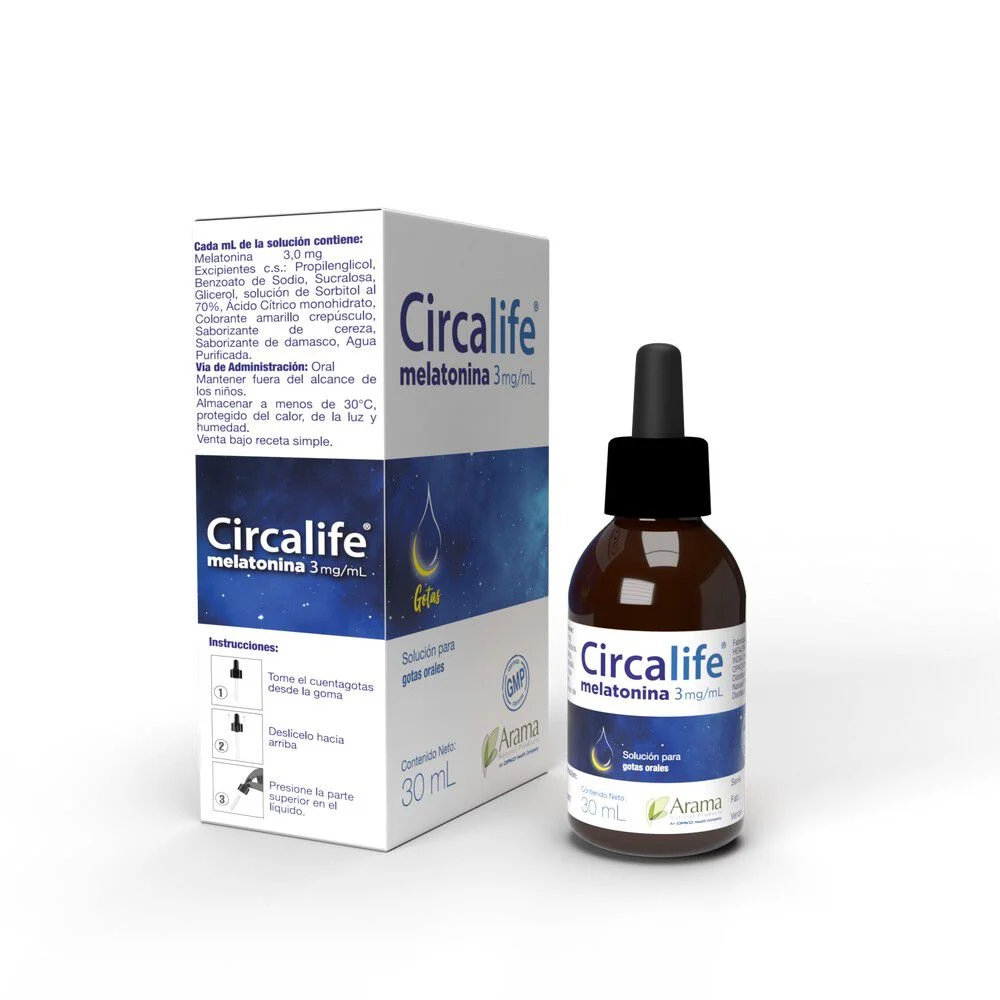 Circalife Melatonina 3mg/ml Gotas 30ml, Productos