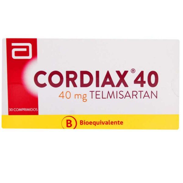 Cordiax Telmisartan 40 mg x 40 Comprimidos (Abott)