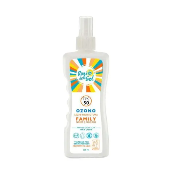 Rayito de sol Ozono FPS 50 Niños y Adultos 220 Ml