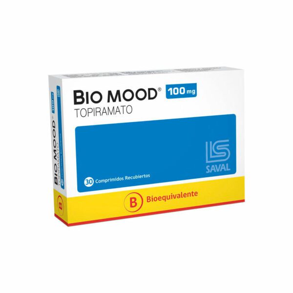 Bio Mood Topiramato 100 Mg x 30 Comprimidos Recubiertos