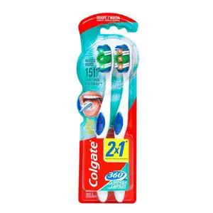 Pack Colgate Cepillo Dental 360 Medio1 Unidad