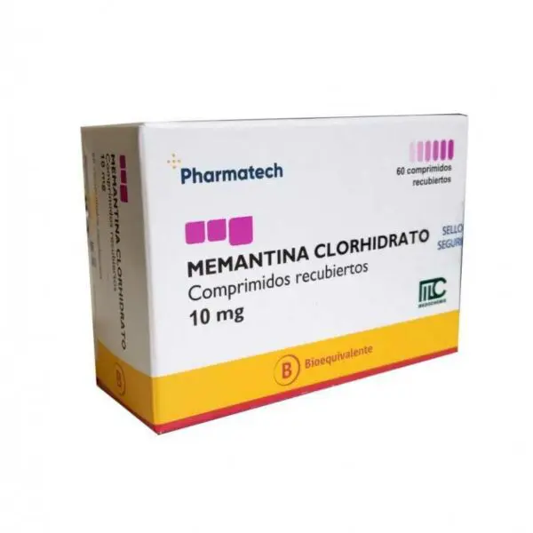 Memantina Clorhidrato 10 mg x 60 Comprimidos (Pharmatech)
