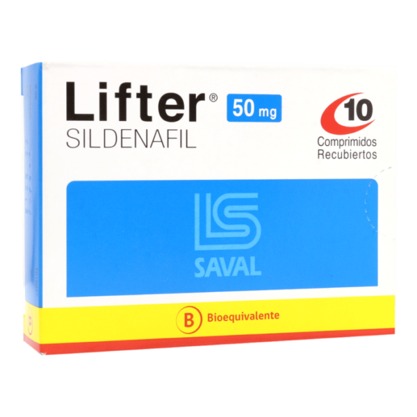 Lifter 50 mg Sildenafil x 10 Comprimido