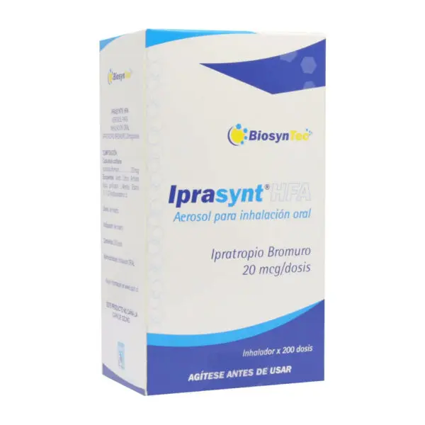 Iprasynt HFA Aerosol para inhalación 20 mcg/dosis (Biosyntec)