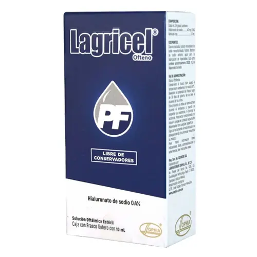 Lagricel Ofteno PF Hialuronato De Sodio 0,4% x 10 mL