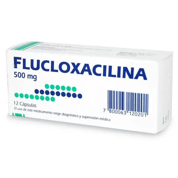 Flucloxacilina 500 mg x 12 Cápsulas (Mintlab)