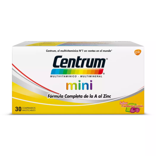 Centrum Mini Multivitamínico Multimineral x 30 Comp DESCUENTO