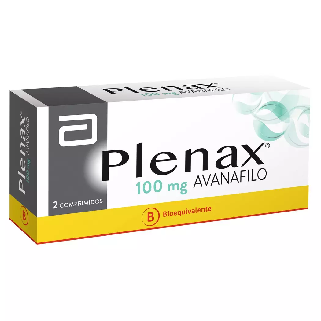 Plenax Avanafilo 100 mg x 2 Comprimidos