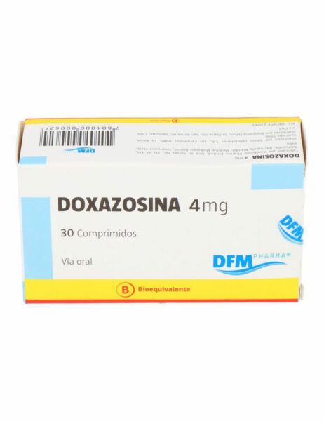 Doxazosina 4 mg x 30 Comprimidos Recubiertos (DFM)