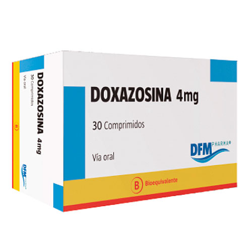 Doxazosina 4 mg x 30 Comprimidos Recubiertos