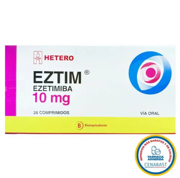 Eztim Ezetimiba 10 mg x 28 Comprimidos (Cenabast)