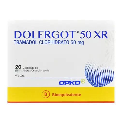 Dolergot 50 XR mg x 20 Comprimidos Opko