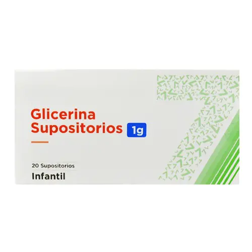 Supositorio Glicerina 1 g Infantil x 20 unidades